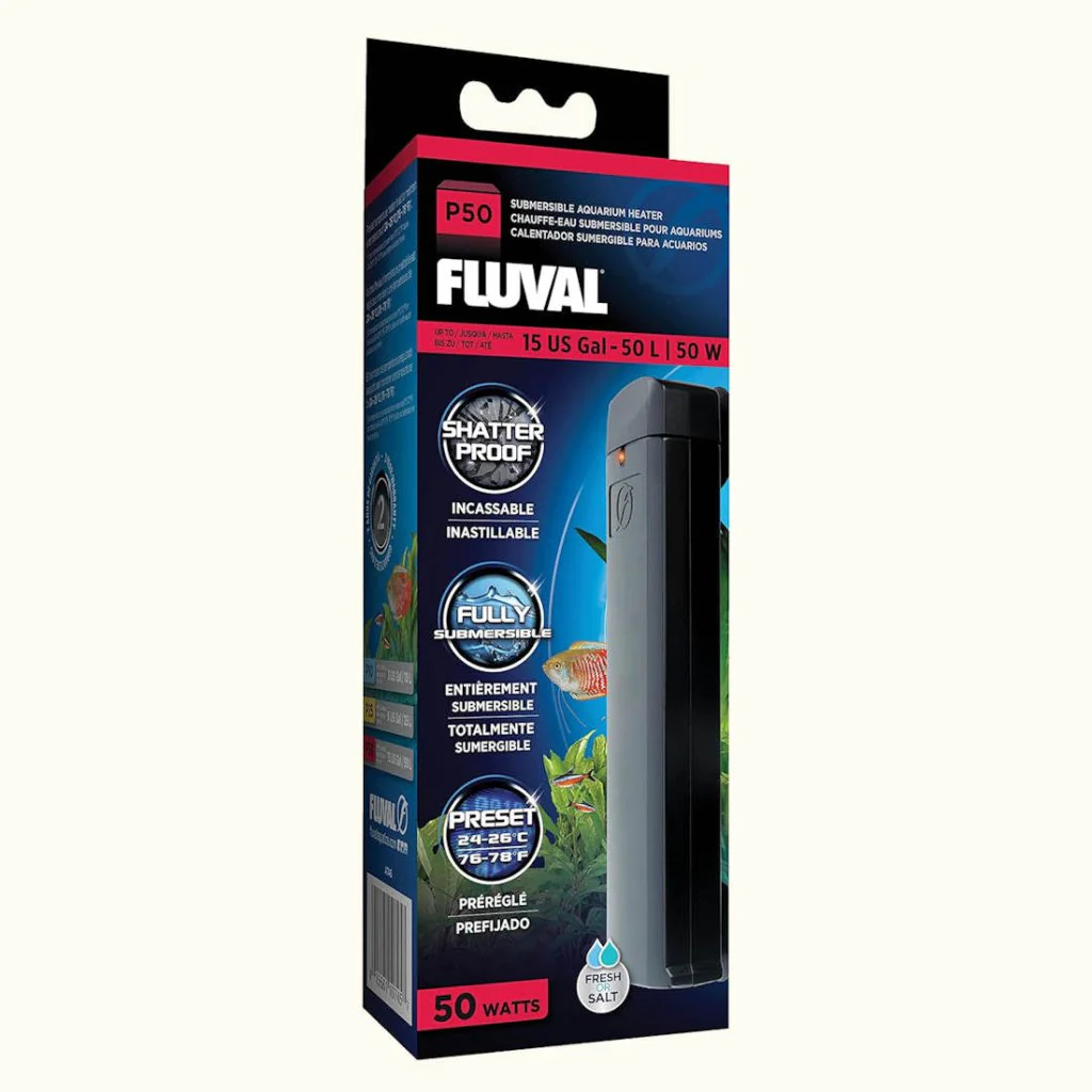 Fluval Aquarium Heater, 50 Watts