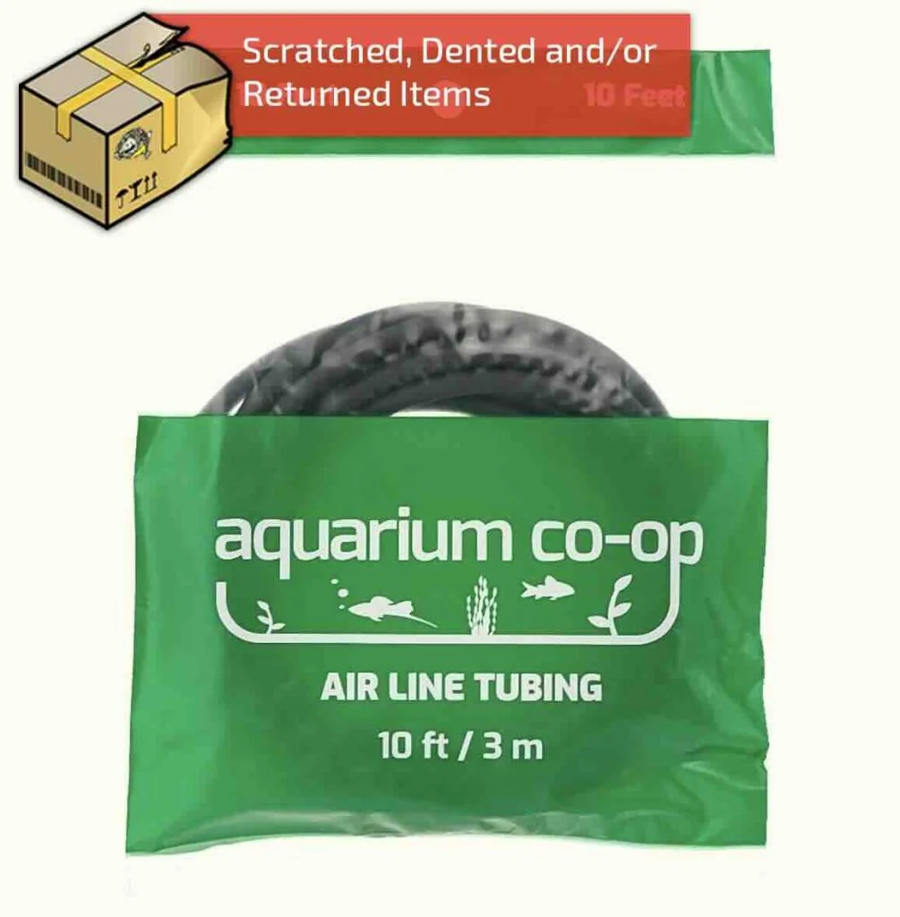 Scratch and Dent Aquarium Co-Op Black Airline Tubing