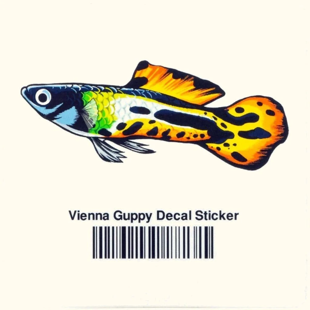 Vienna Guppy Decal Sticker